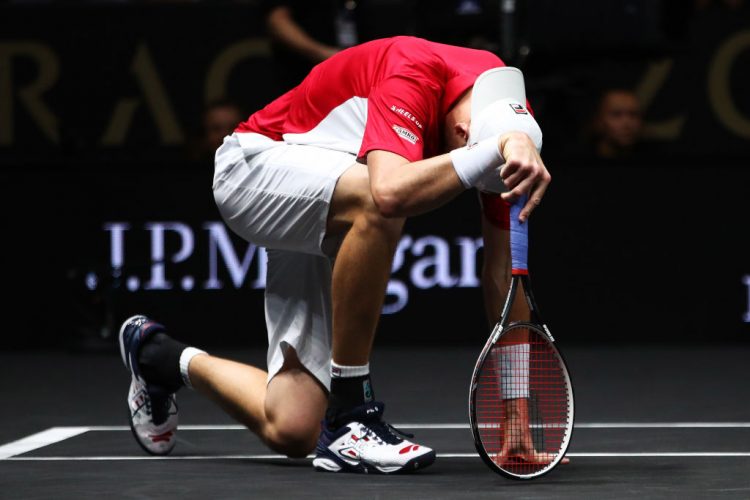 Team World's John Isner came breathtakingly close to taking a point in Match 2 of the Laver Cup. 
