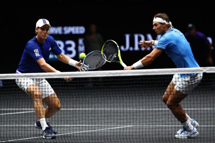 Team World pair Tomas Berdych and Rafael Nadal came close to defating Sock and Kyrgios.