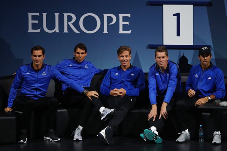 Team Europe were more reserved in their support but nonetheless felt the tension.