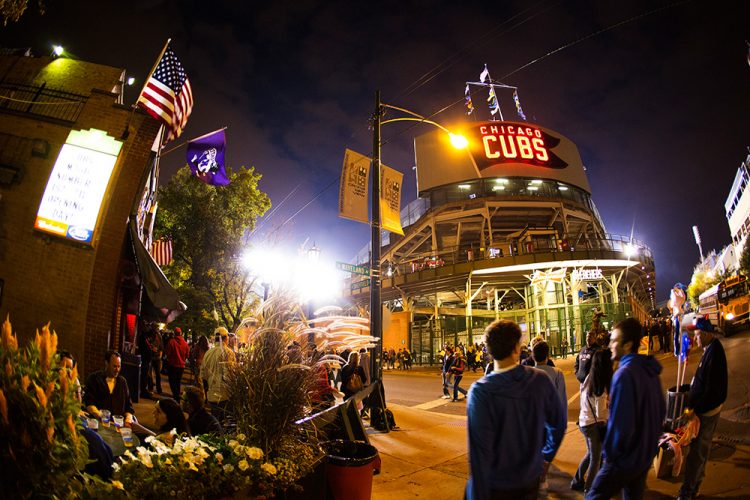 The Chicago Cubs are an American professional baseball team based in Chicago, Illinois. The team plays its home games at Wrigley Field, located on the city's North Side. Photo: A.Alexander