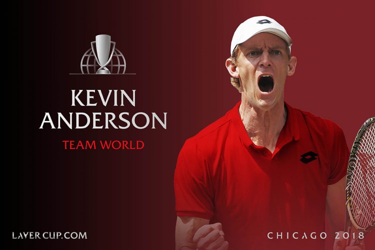 Wimbledon 2018 finalist Kevin Anderson will be a formidable asset for Team World in September.