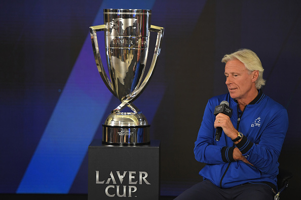 Team Europe Captain Bjorn Borg reflects on his own career during a media conference on Thursday, and says he has no regrets. Photo: Stacy Revere/Getty Images