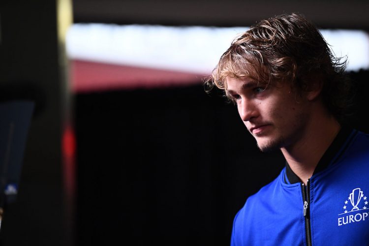 Alexander Zverev has an unbeaten record in Laver Cup match play and takes his confidence into Sunday's singles and doubles. Photo: Ben Solomon/Laver Cup