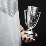 The 2018 Laver Cup Trophy Presentation Grigor Dimitrov. (Ben Solomon/Laver Cup)