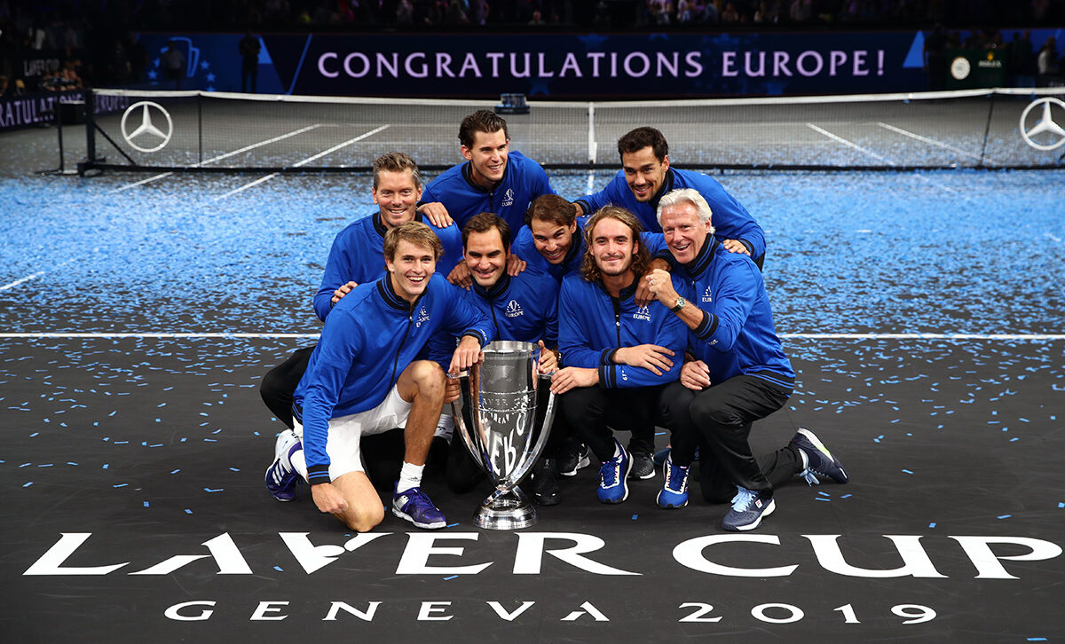Team Europe with the Laver Cup