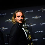 Stefanos Tsitispas shows his style at the Laver Cup Gala