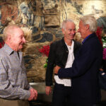 Tennis legend Rod Laver meets Team World captain John McEnroe and Team Europe Captain, Bjorn Borg