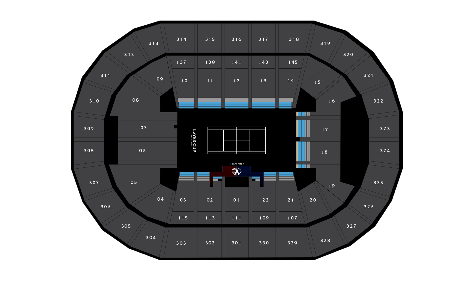Laver Cup Seating Chart