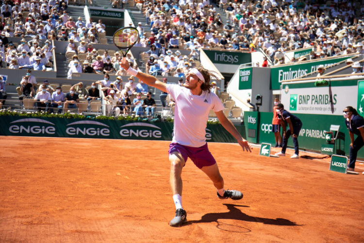 Stefanos Tsitsipas at Roland Garros