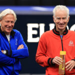 Friendly rivals, Bjorn Borg and John McEnroe