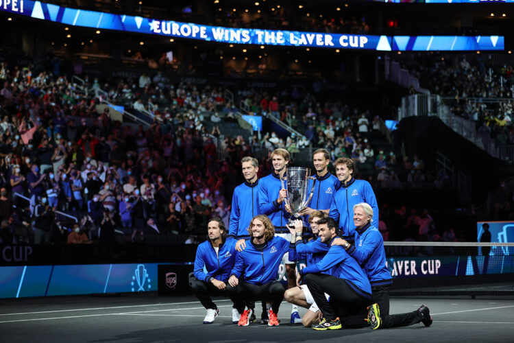 The victorious Team Europe
