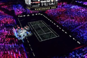 Center Court at Rogers Arena. Photo by Ben Solomon.