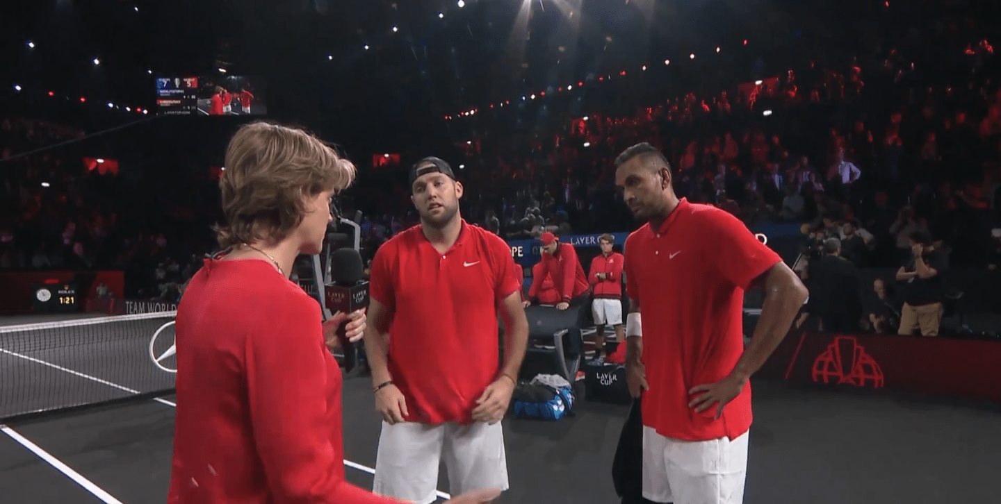 2019 | On Court Interview – Kyrgios:Sock (Match 8)