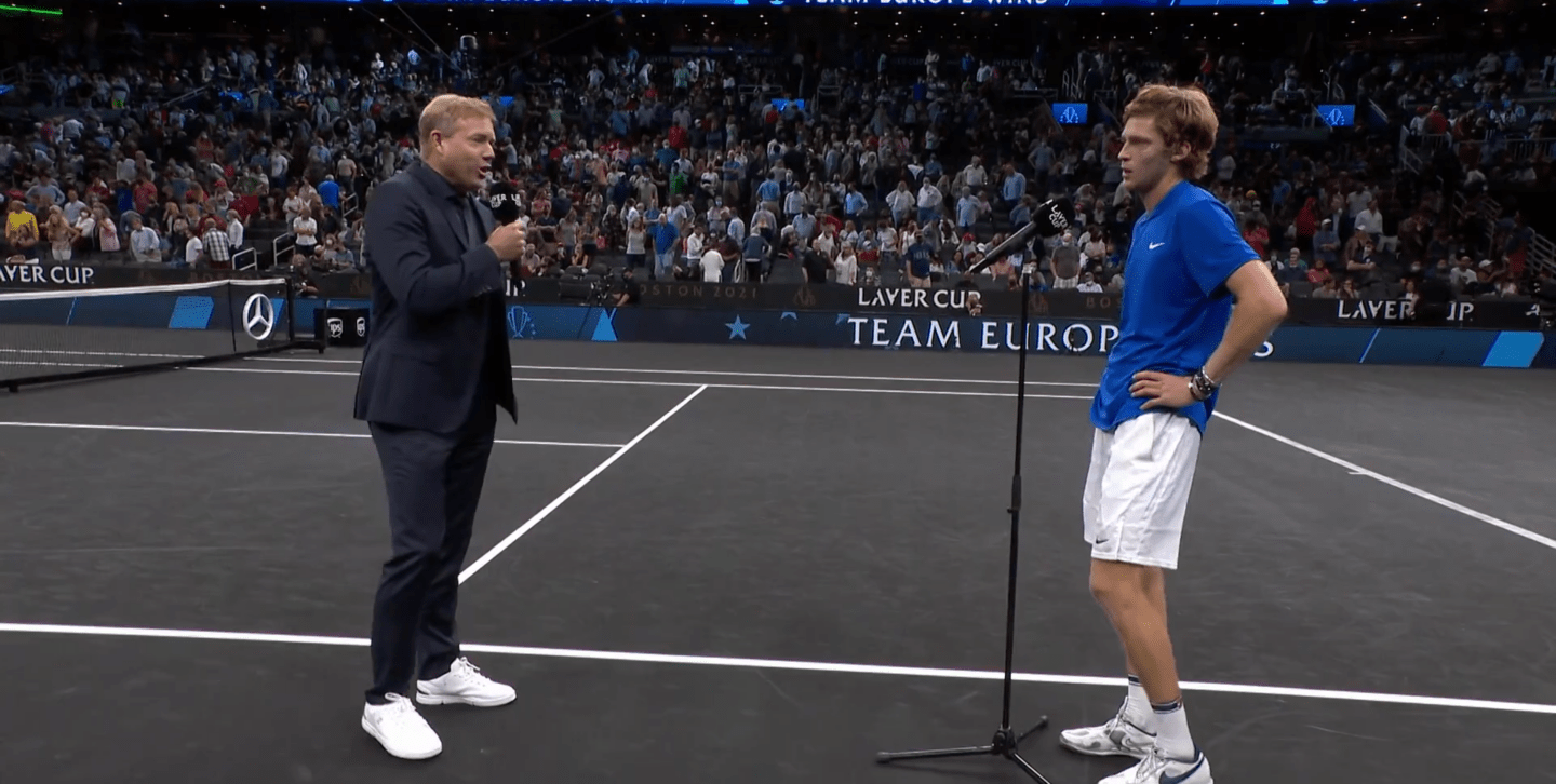 2021 | On Court Interview – Rublev (Match 3)
