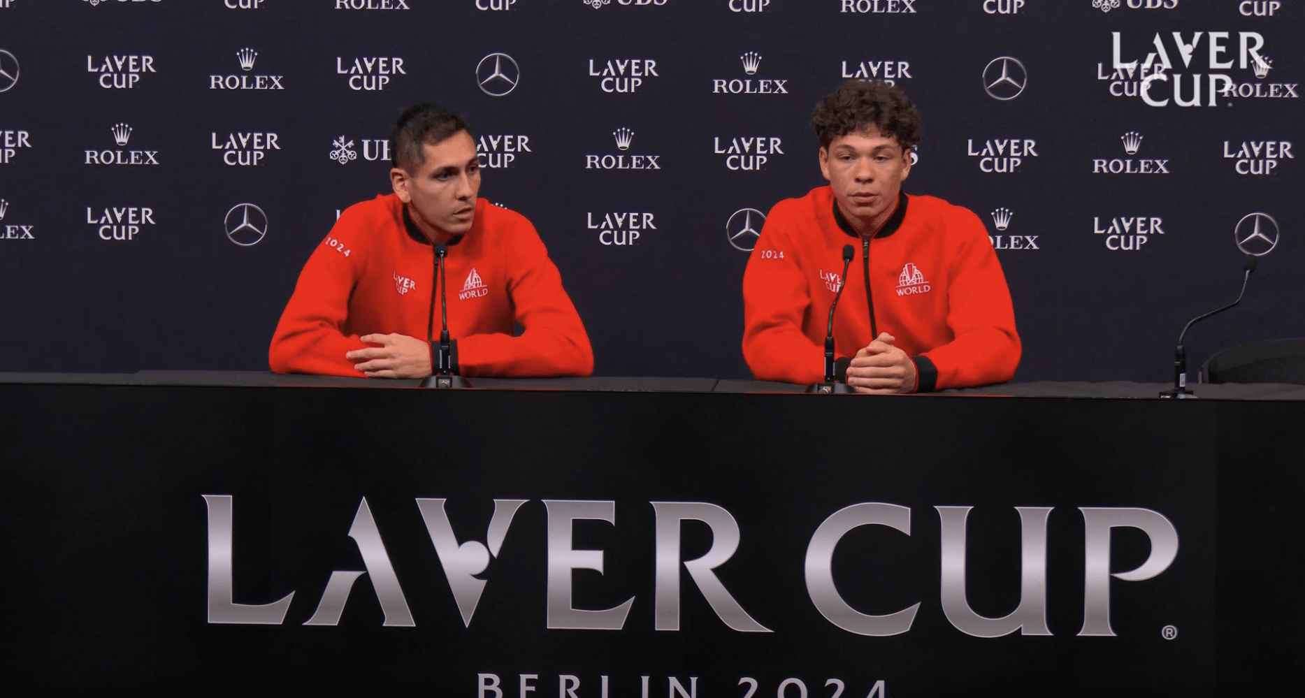 2024 Press Conference Shelton/Tabilo (Match 8) Videos Laver Cup