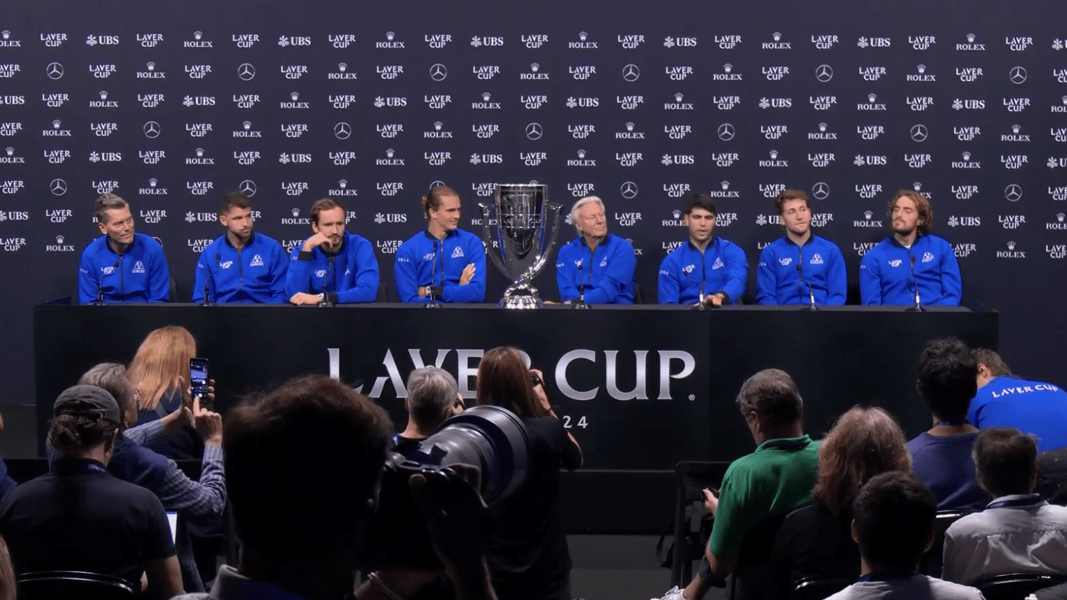 2024 Team Europe Press Conference Videos Laver Cup