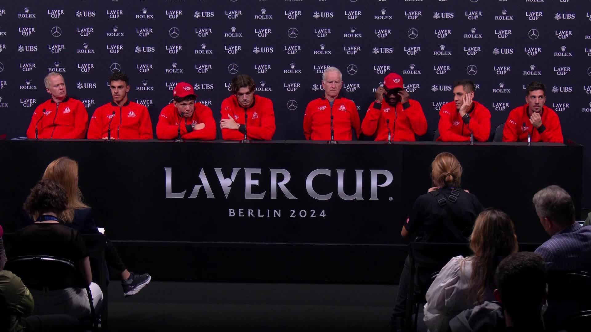 2024 Team World Press Conference Videos Laver Cup