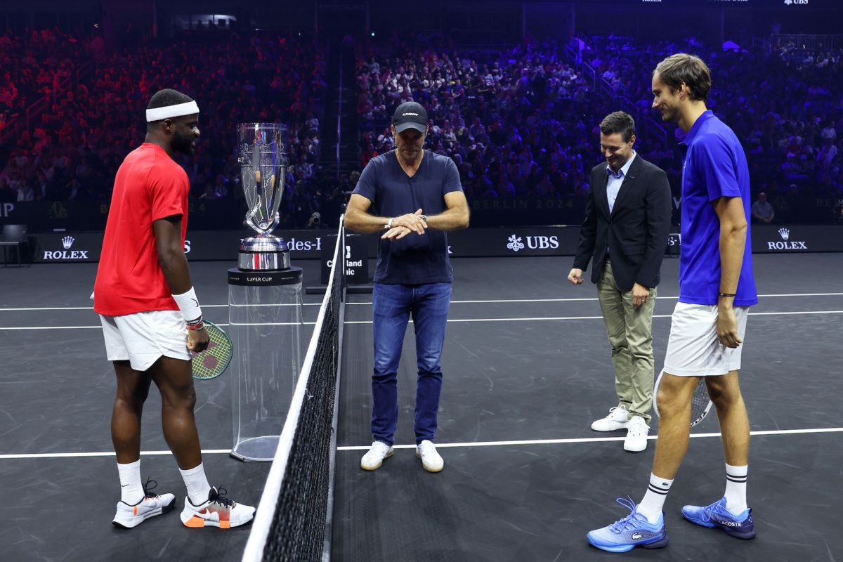 2024 Highlights Medvedev v Tiafoe (Match 5) Videos Laver Cup