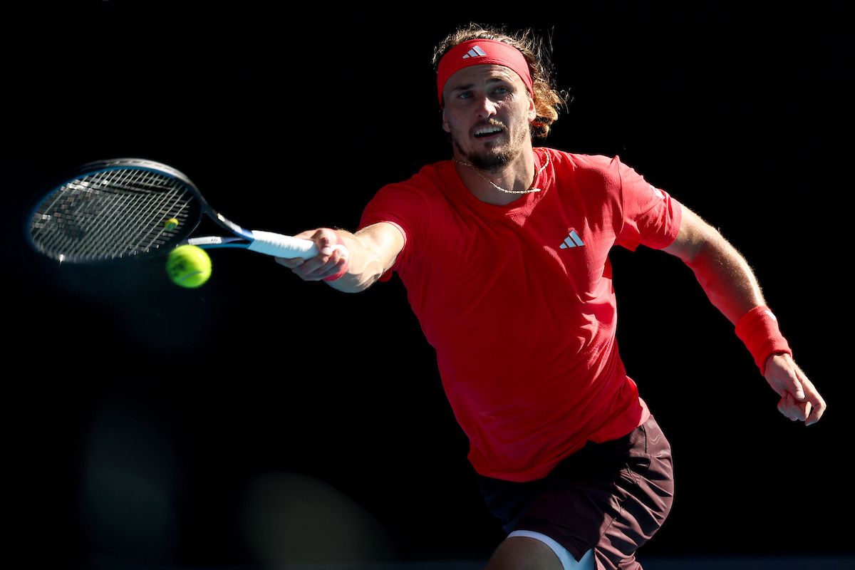 Alexander Zverev reached his third major final in Melbourne. 