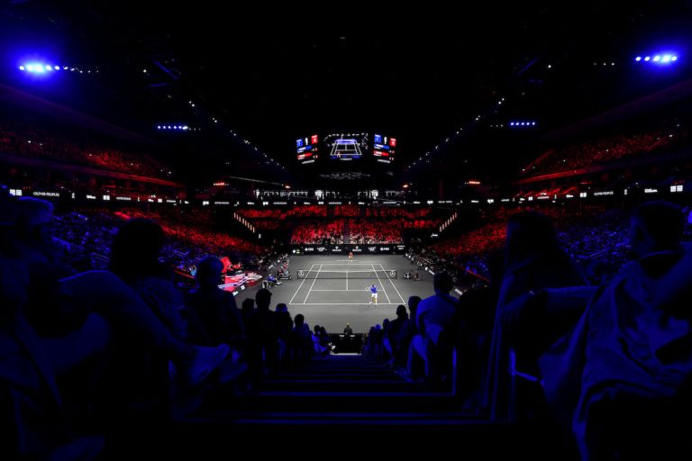 The story of Laver Cup #39 s iconic black courts News Laver Cup