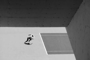 On the run: Team World's Tommy Paul. Credit: WickPhoto