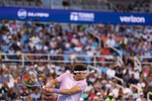 Another great tournament for rising American, Ben Shelton. Credit: WickPhoto