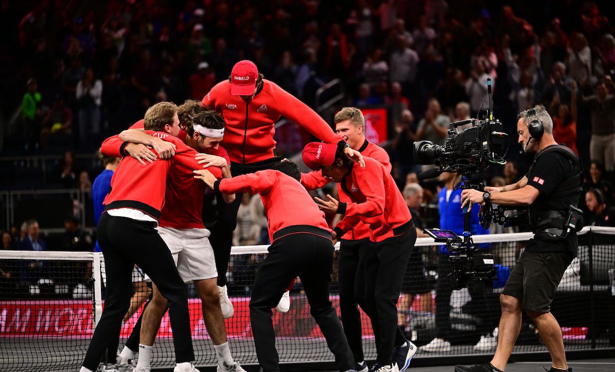 Altogether now, Team World are the Laver Cup 2025 Champions.