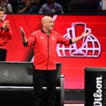 Embracing the moment: Team World Captain Andre Agassi.