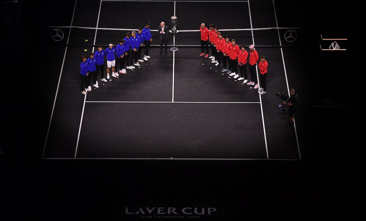 Players align at Laver Cup 2025.