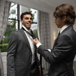 Francisco Cerundolo receives assistance from Alex de Minaur.