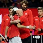 Captain Agassi shows appreciation for De Minaur.