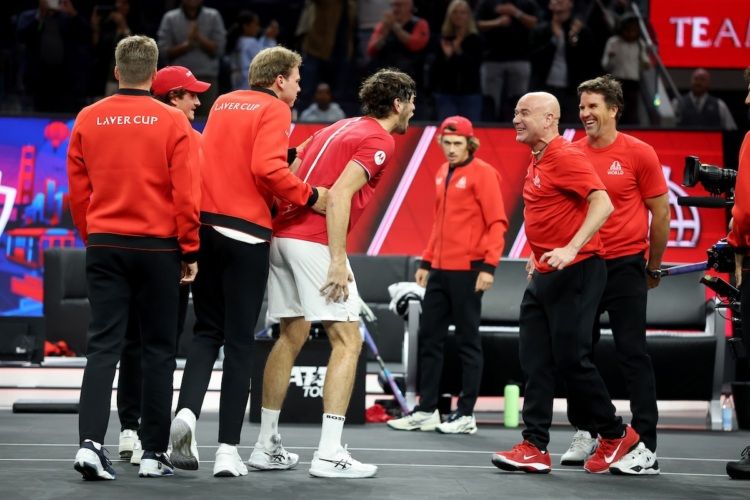 Californian Taylor Fritz played a key role in securing the Laver Cup title for Team World in San Francisco. 