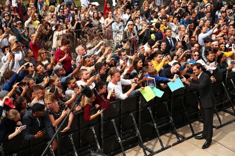 Federer is beloved by fans and respected by peers across the globe.
