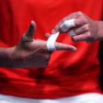 Joao Fonseca prepares for his match against Flavio Cobolli on Day 1 of Laver Cup 2025.