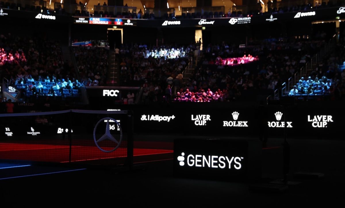 SAN FRANCISCO, CALIFORNIA - SEPTEMBER 20: during day two of Laver Cup 2025 at Chase Center on September 20, 2025 in San Francisco, California. (Photo by Miikka Skaffari/Getty Images for Laver Cup) Laver Cup 2025 – Day 2