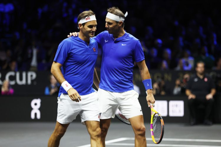 Roger Federer's last professional match was at Laver Cup London 2022, where he partnered with long-time rival and friend, Rafael Nadal.