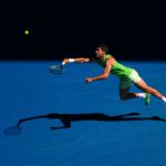 Carlos Alcaraz on the move. AO2026