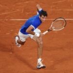 On the run against Zverev: Rafael Jodar competes in his first RG quarterfinal.