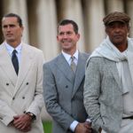 Team Europe quartet: Flavio Cobolli, Alexander Zverev, vice-captain Tim Henman and captain Yannick Noah.