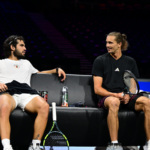 Teammates back on the bench: Alcaraz and Zverev.