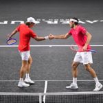 Alex de Minaur and Taylor Fritz pair for Sunday's doubles.
