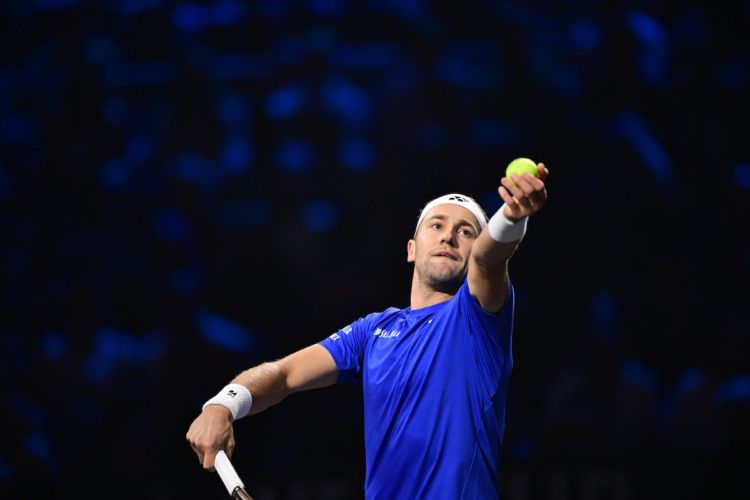Casper Ruud opens again for Team Europe.