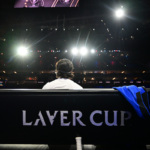 Lights up on Carlos Alcaraz. Photo Ben Solomon/Laver Cup