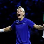 Jakub Mensik wins his second doubles at Laver Cup London.