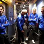 Backstage at The O2 with Team Europe.