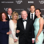 Legend Rod Laver and loved ones at the Opening Night Gala.