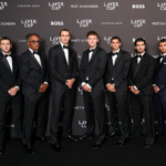 Team Europe line up at the Opening Night Gala.