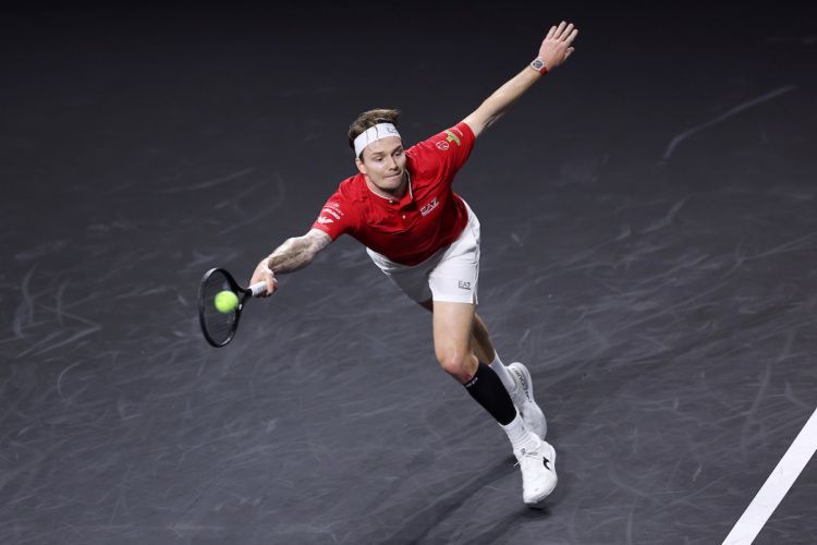 On the move: Alexander Bublik.