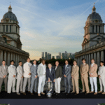 The Laver Cup London 2026 iconic photo, taken at the Old Royal Naval College in Greenwich.